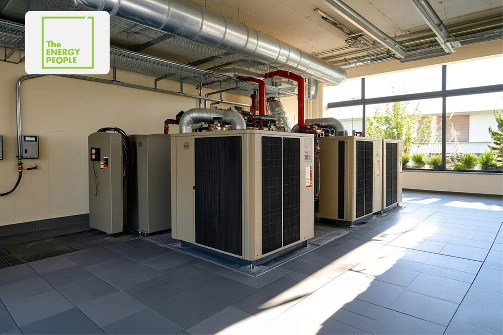 Energy-efficient heat pump hot water system installed at a residential property in Canberra