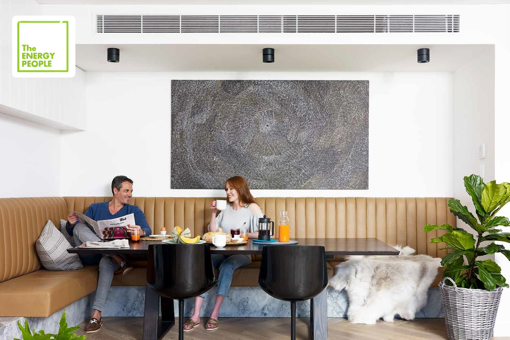 Ducted air conditioning in a modern Australian home